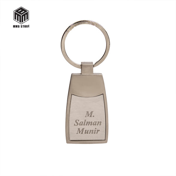 Biker’s Name Metallic Keychain with Engrave Name